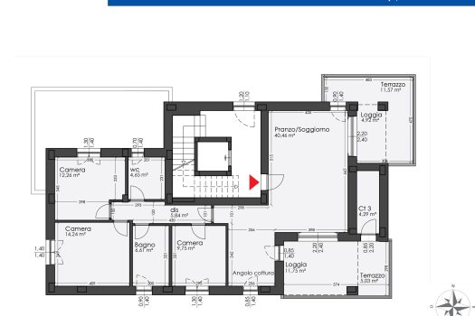 APPARTAMENTO 3 PIANO SECONDO